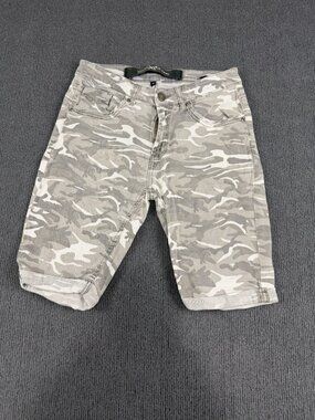 Xray Jeans Camo Gray Denim Shorts Size 30 Mens